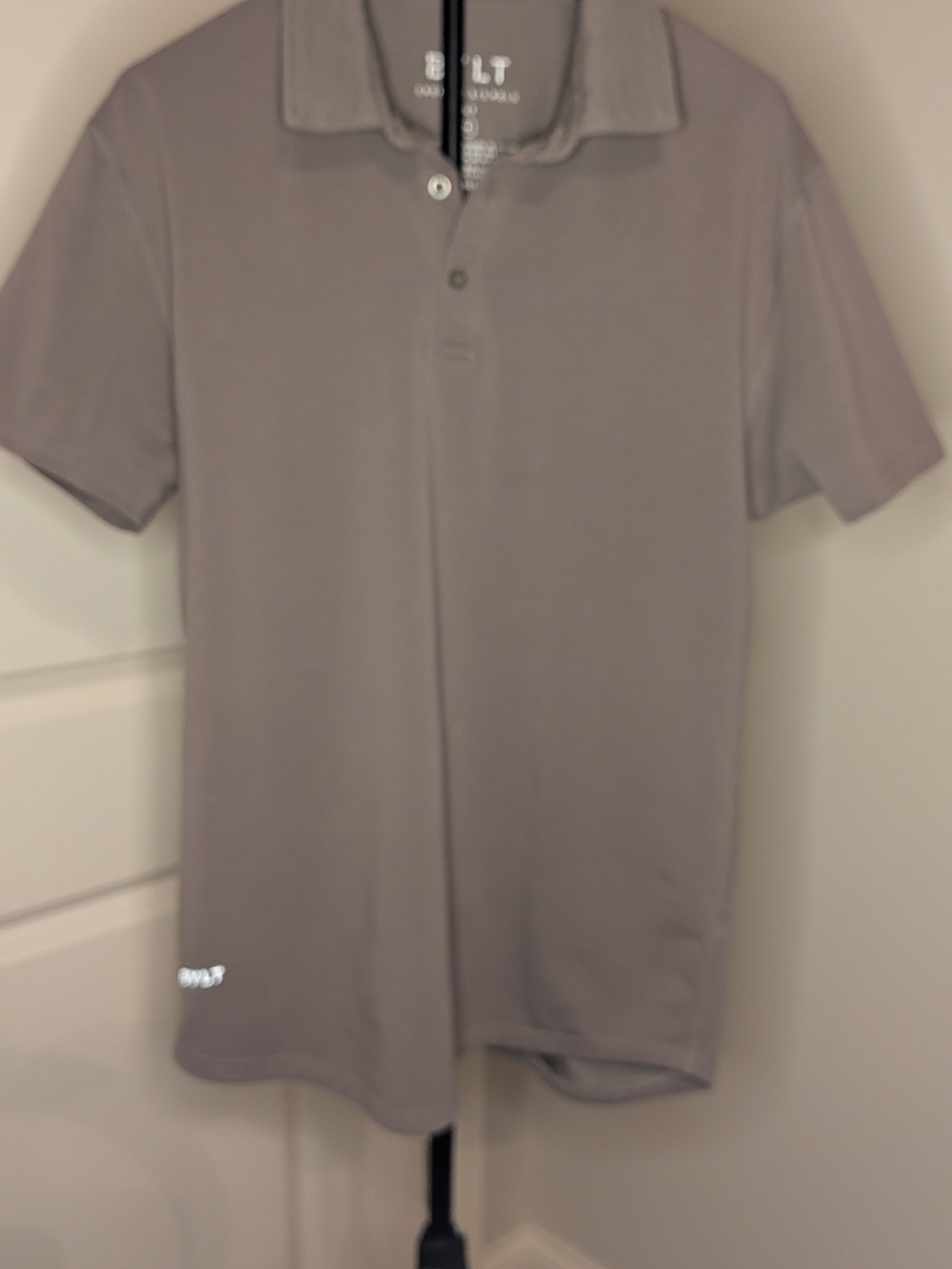 BYLT Basics Men’s Polo Shirt in Gray